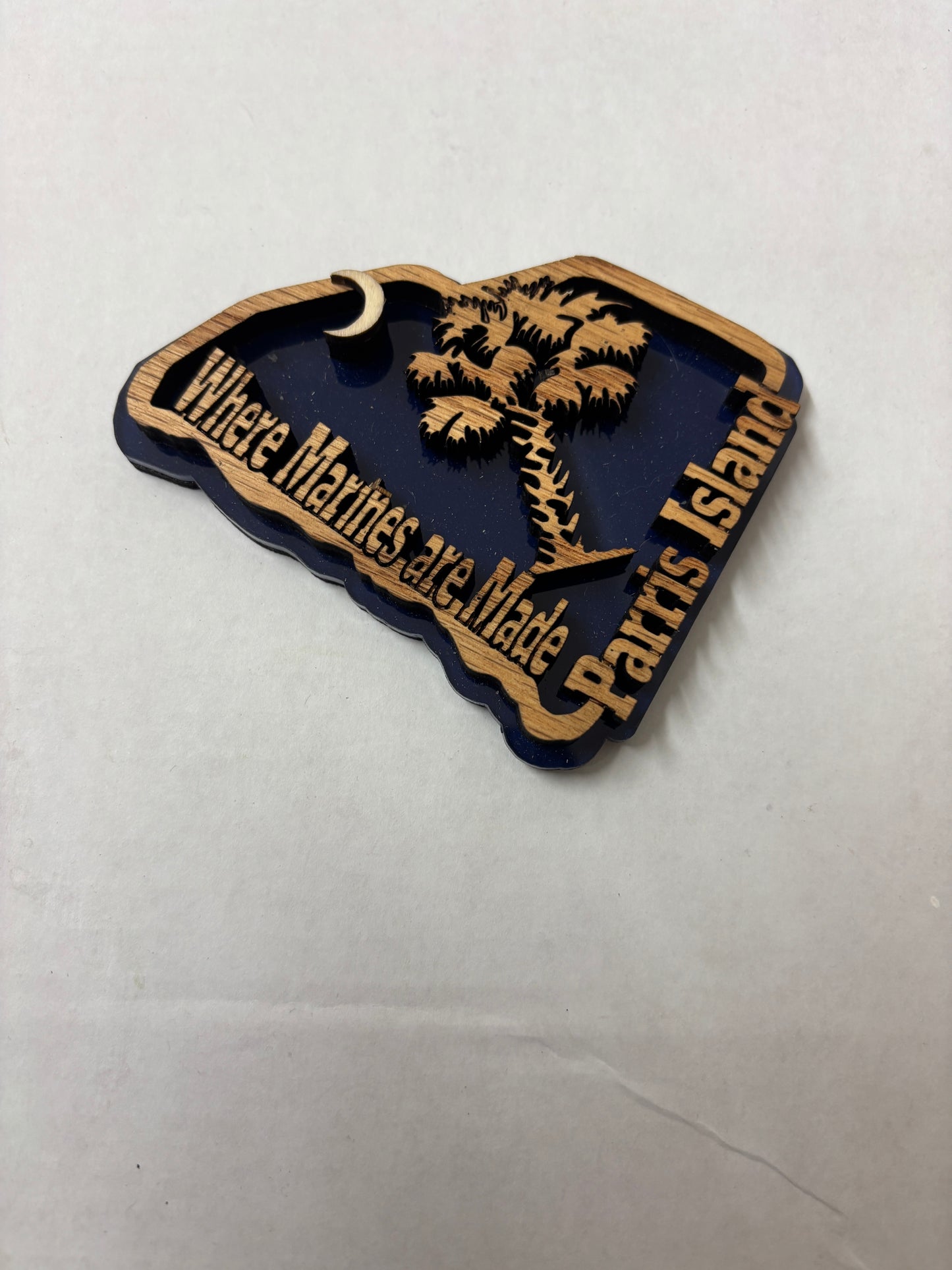 Parris Island Graduation Gift 3D Keepsake | “Where Marines Are Made” South Carolina Keepsake |