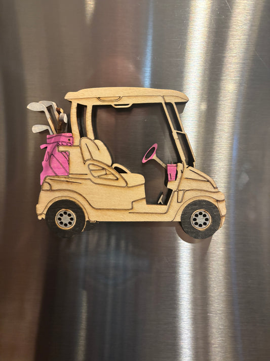 Personalized 3D Golf Cart Keepsake