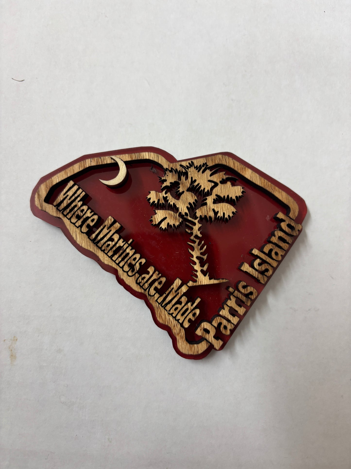 Parris Island Graduation Gift 3D Keepsake | “Where Marines Are Made” South Carolina Keepsake |